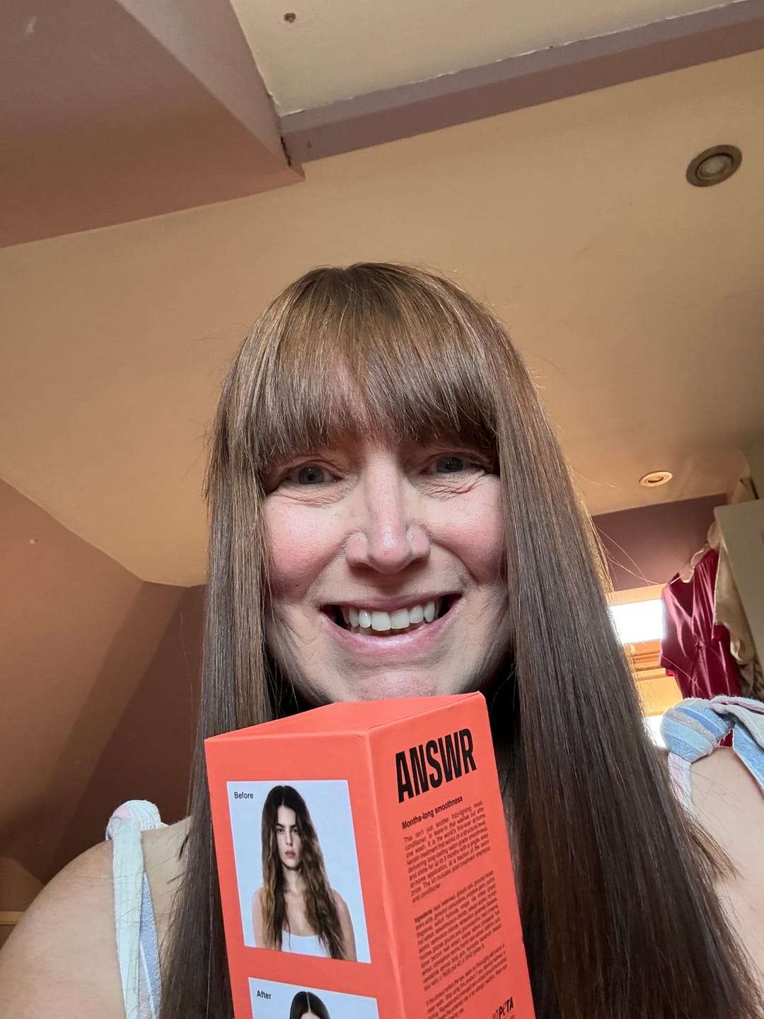 Customer photo review of At-home keratin treatment