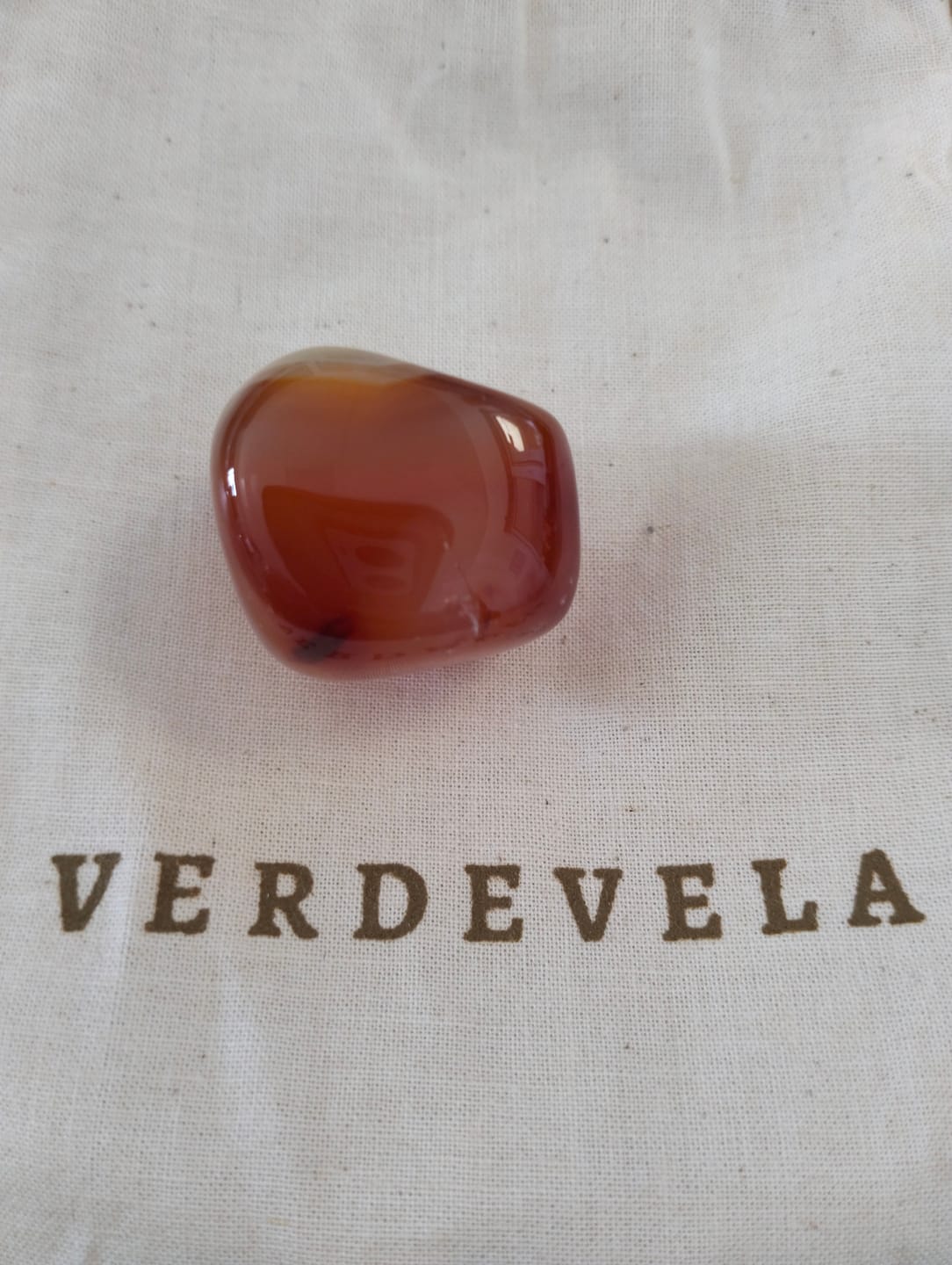 Customer photo review of Cornalina Rodado | Alegría y autoestima