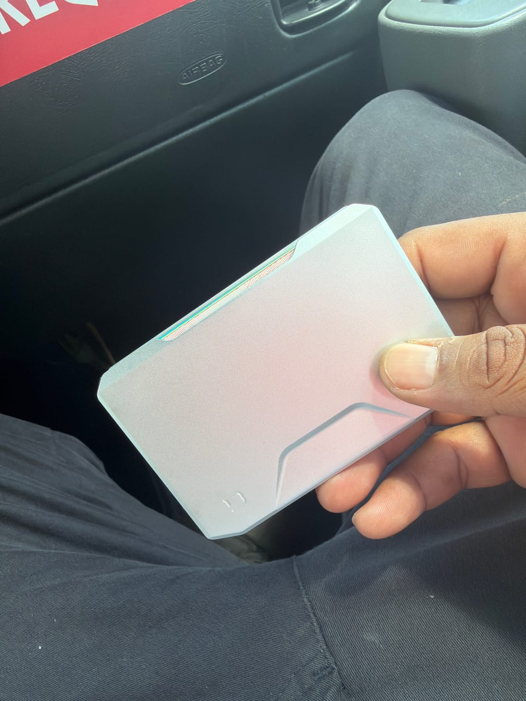 Customer photo review of SK1 Slide Kick Wallet