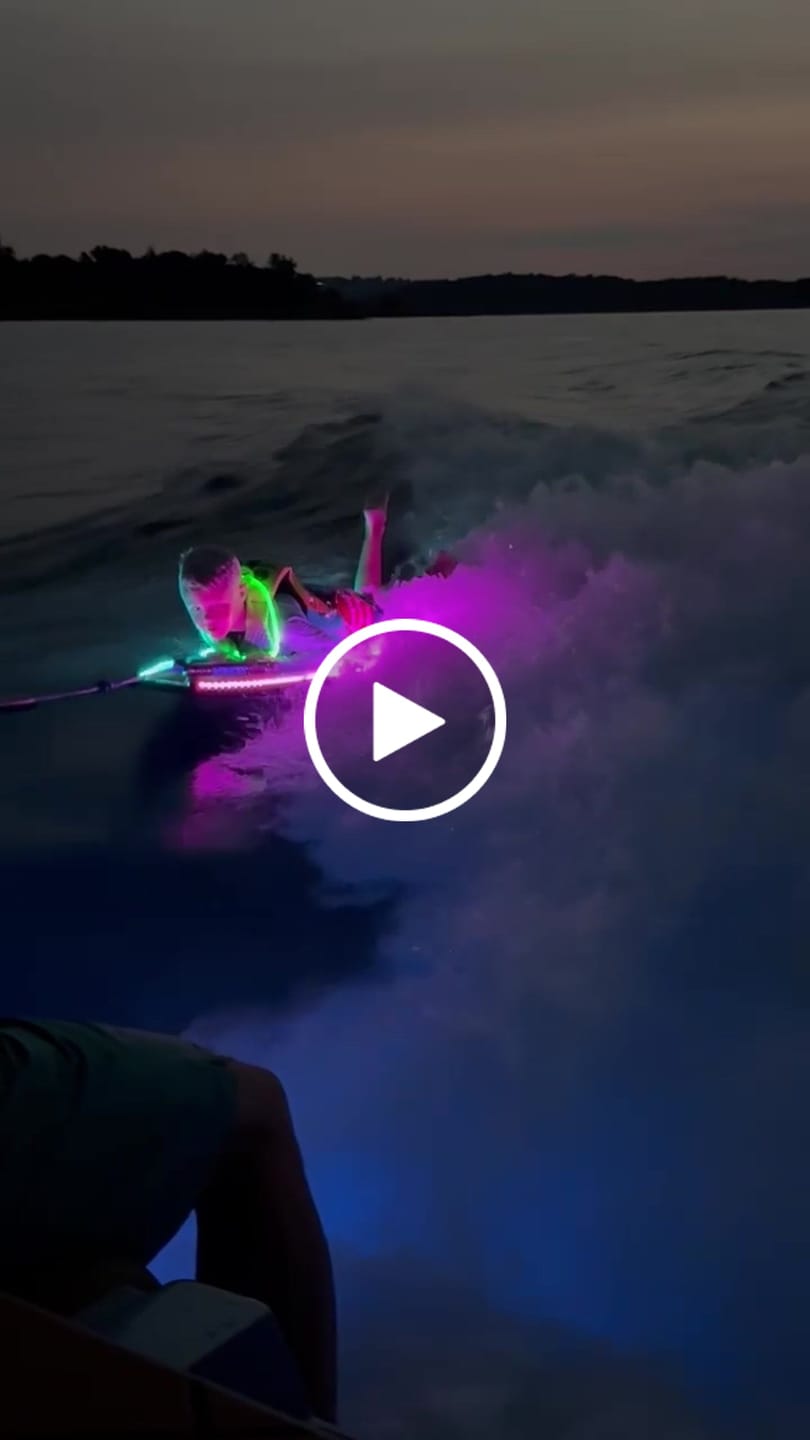 Customer video review of LED WAKESURF SYSTEM