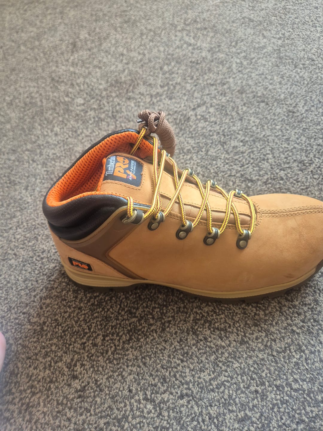 Customer photo review of Splitrock XT Composite Toe Work Boot for Men in Wheat