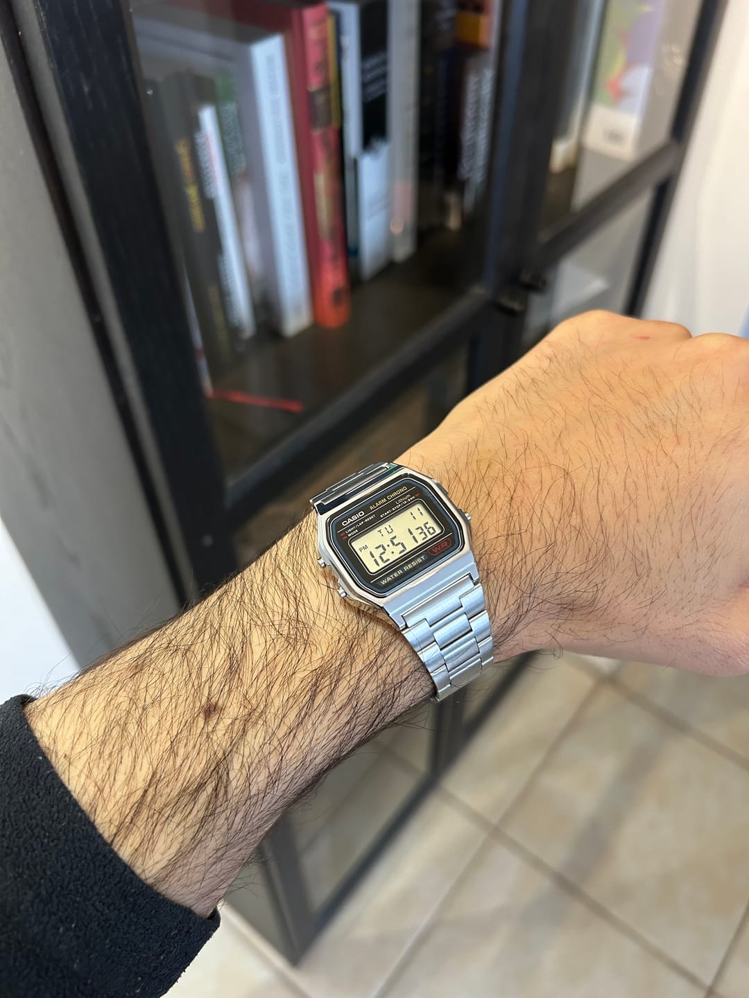 Customer photo review of Reloj Casio Vintage A158WA-1JH Azul/Plateado JDM
