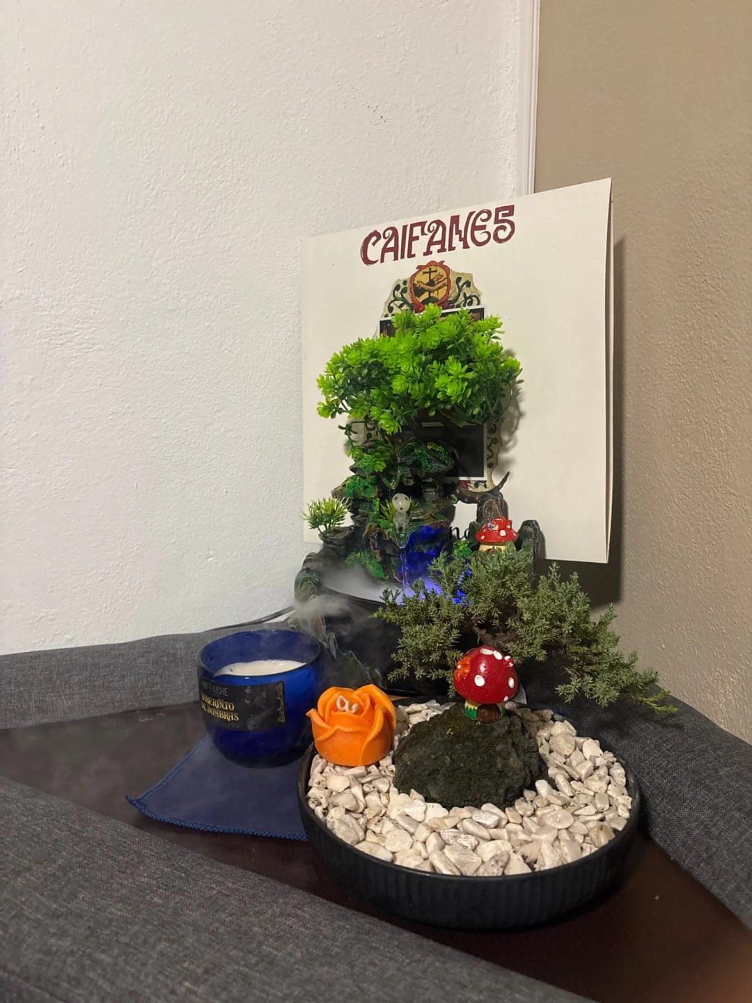 Customer photo review of LED Feng Shui Waterfall Fountain