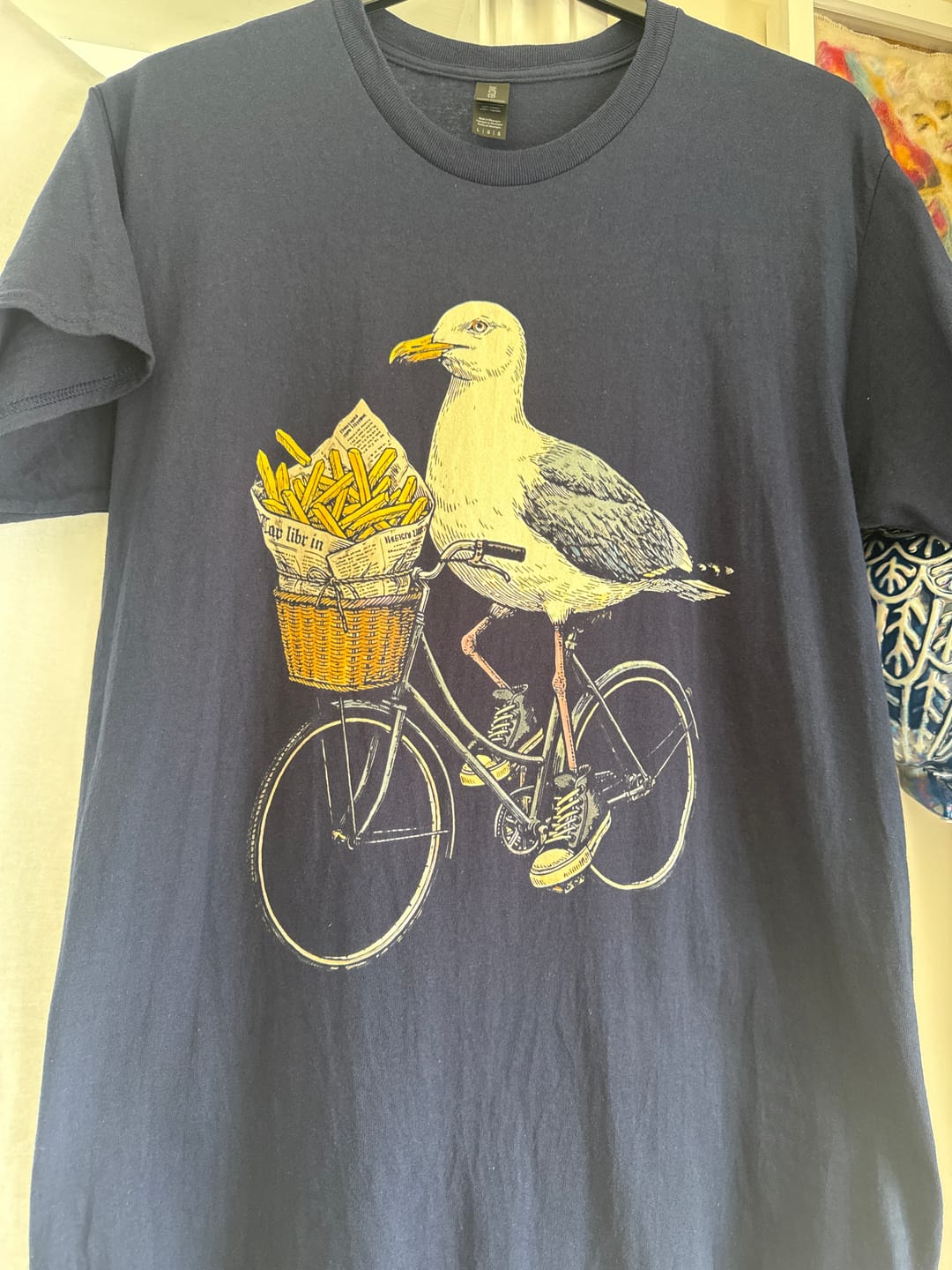 Customer photo review of Seagull Bike 67 T-Shirt