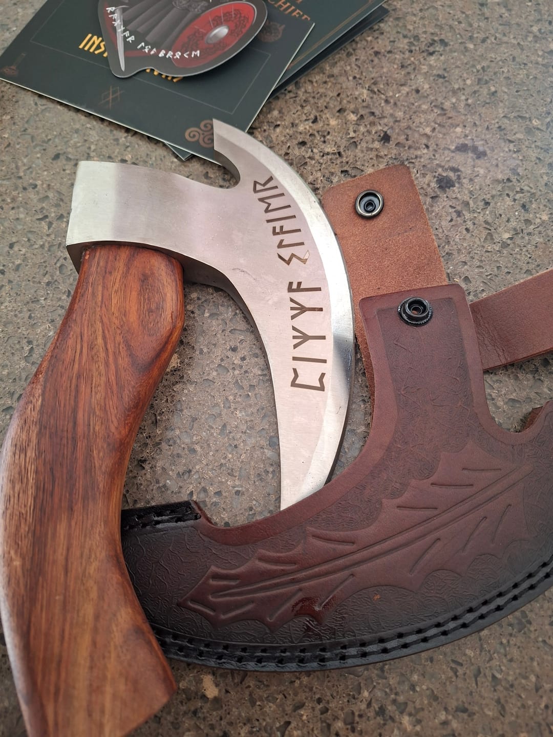 Customer photo review of The Viking Pizza Cutter