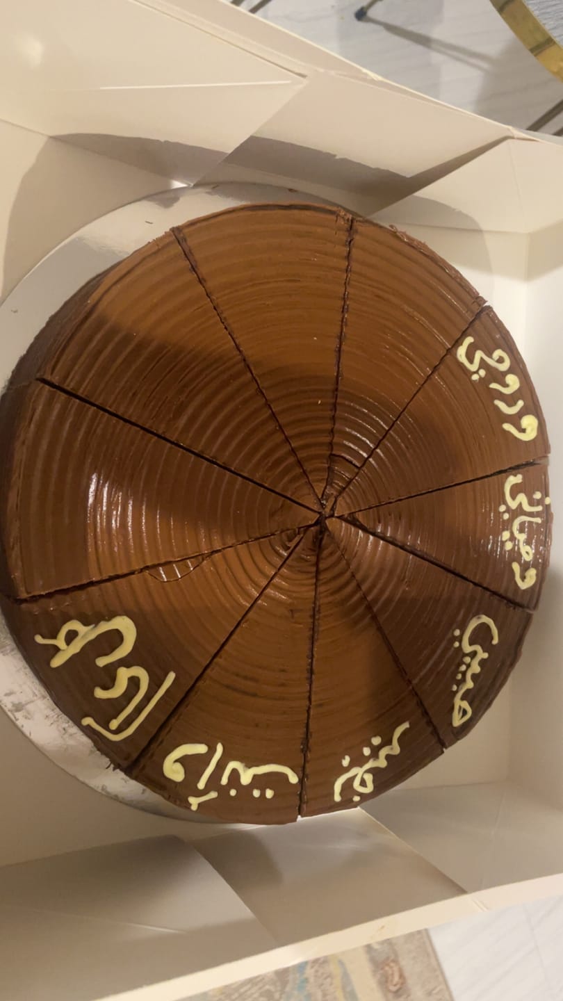Customer photo review of Double Chocolate Cake