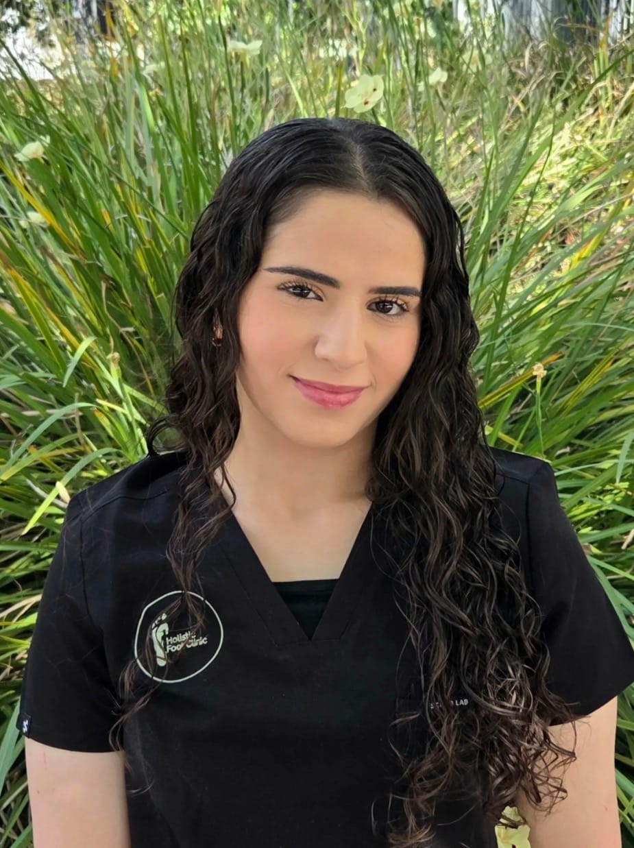 Customer photo review of FLORENCE Three Chest Pocket Scrub Top - Black | SLTECH™
