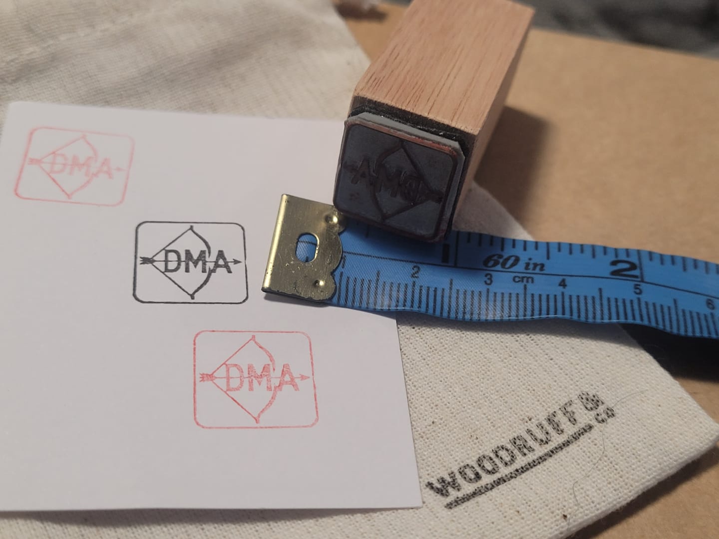 Customer photo review of Custom Rubber Stamp