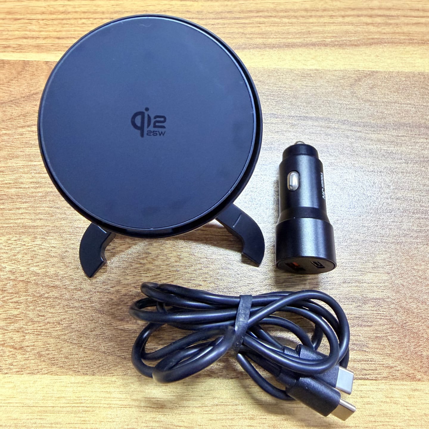 Customer photo review of TurboCharge Qi2.2 25W Magnetic Wireless Car Charger with Active Cooling