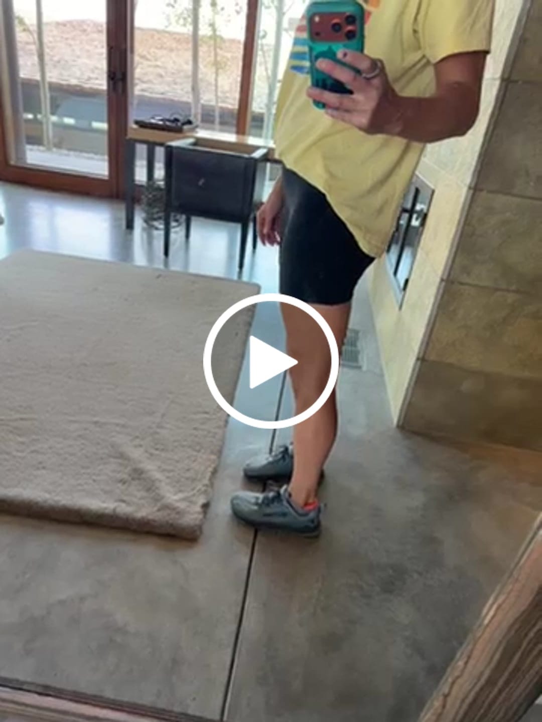 Customer video review of PureFlex Organic Cotton High Waist Pocket Shorts