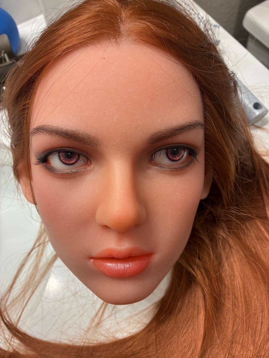 Customer photo review of Wrenlee M6 Silicone Sex Doll ROS Head Oral Sex Love Doll Movable Jaw Head Only with Oral Heating & Auto Sucking Functions