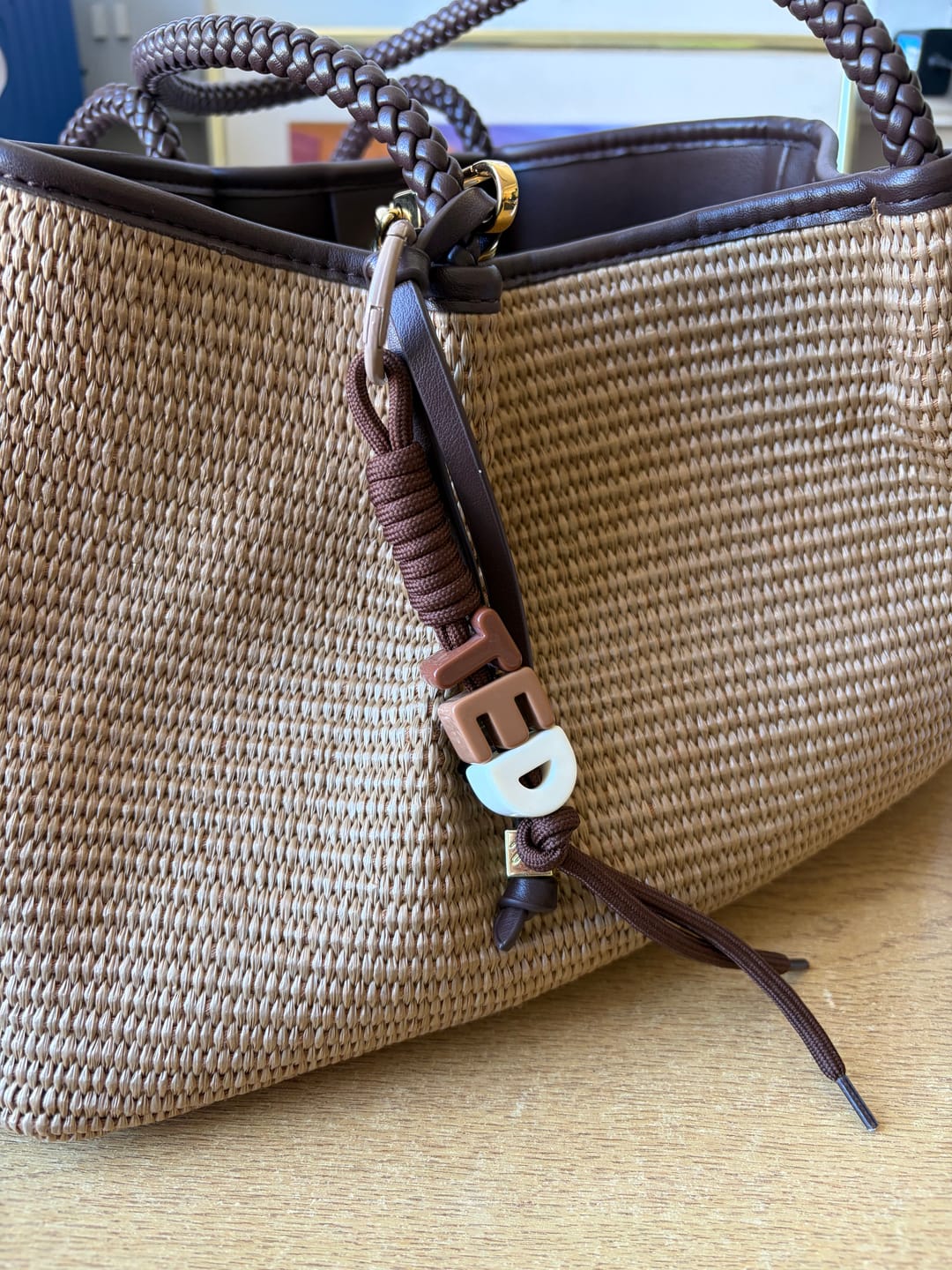 Customer photo review of The Name Bag Charm