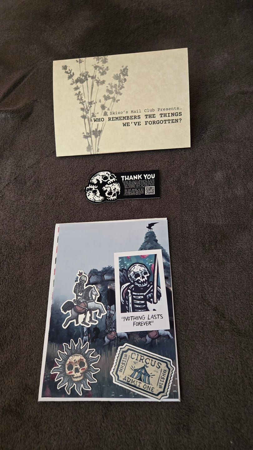 Customer photo review of Skizo's Mail Club
