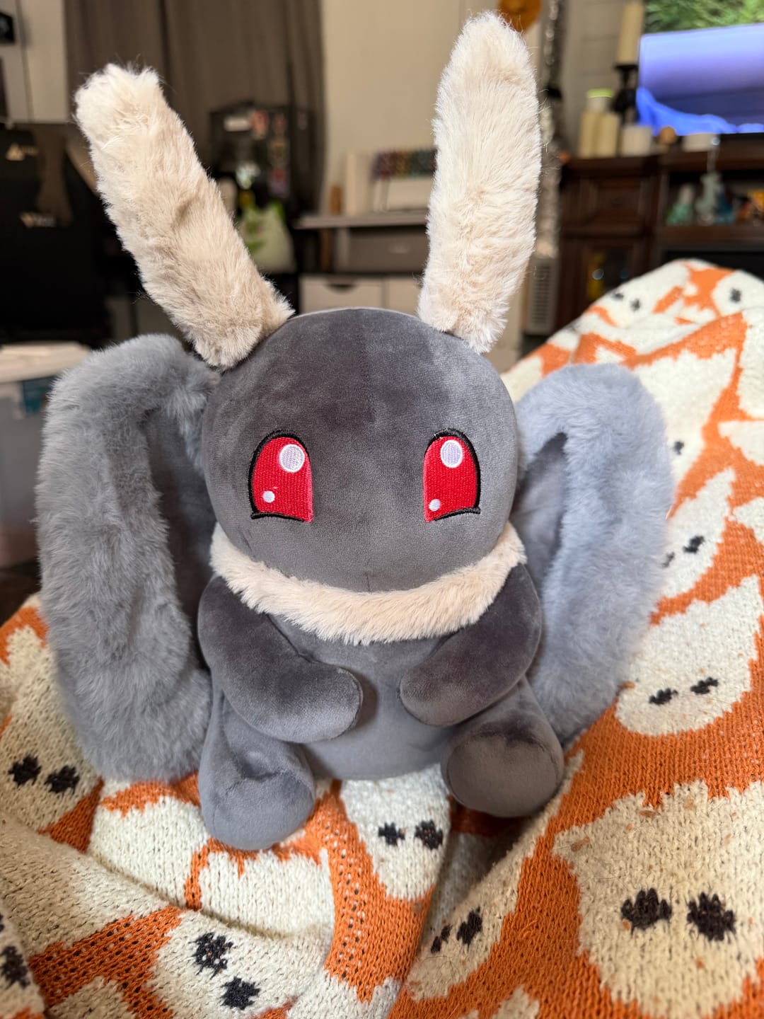Customer photo review of Motthew | Mothman Plush 🦋