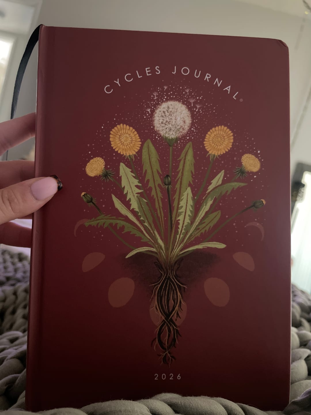 Customer photo review of Cycles Journal® 2026: Your Offline Moon Cycle Tracker & Planner for Whole-Body Awareness – mental, menstrual, menopausal &/or hormonal health