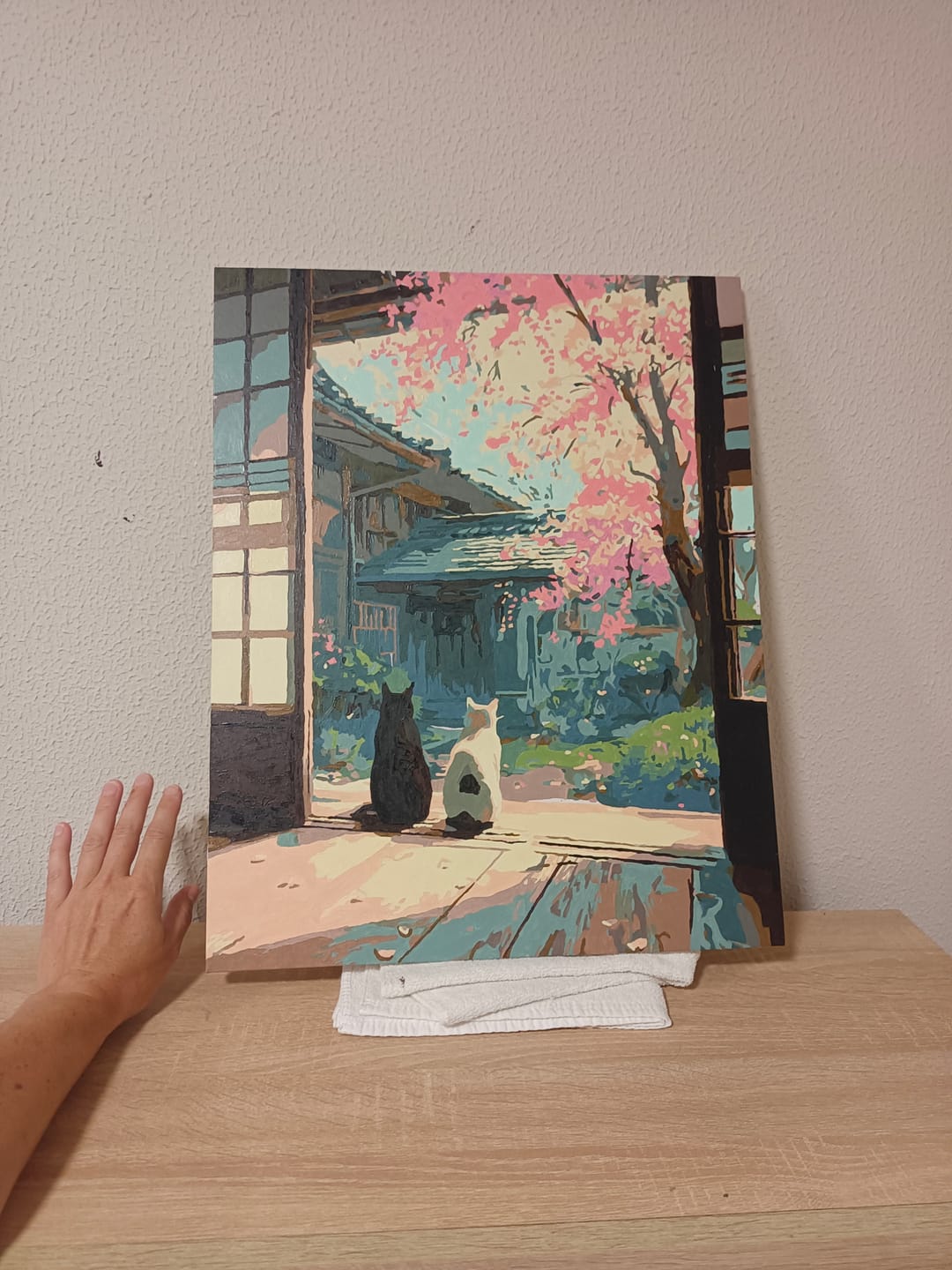 Customer photo review of Japanese stillness | Paint by Number