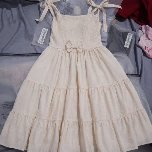 Customer photo review of Vestidos para niña - Cleo Beige