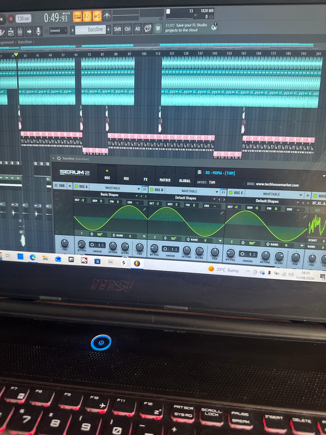 Customer photo review of Amsterdam Grooves Vol.4 - Serum 2 Presets - Deep & Minimal