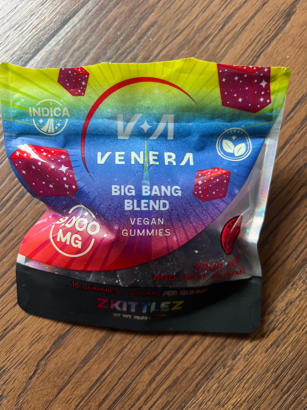 Customer photo review of D9 THCP + THCA Gummies (9,000 MG)