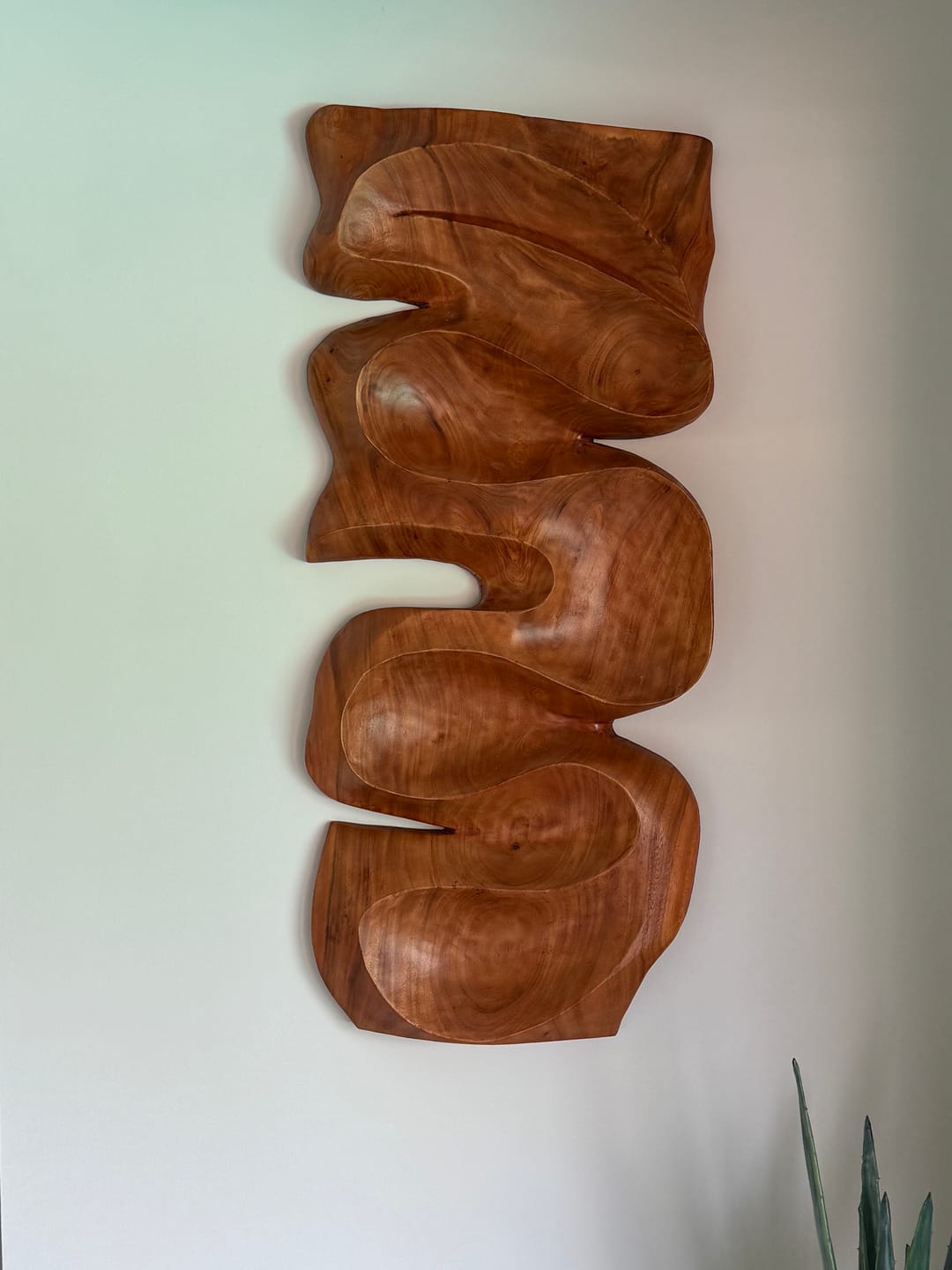 Customer photo review of Modern Organic Wall Art Panel Decor For Living Room