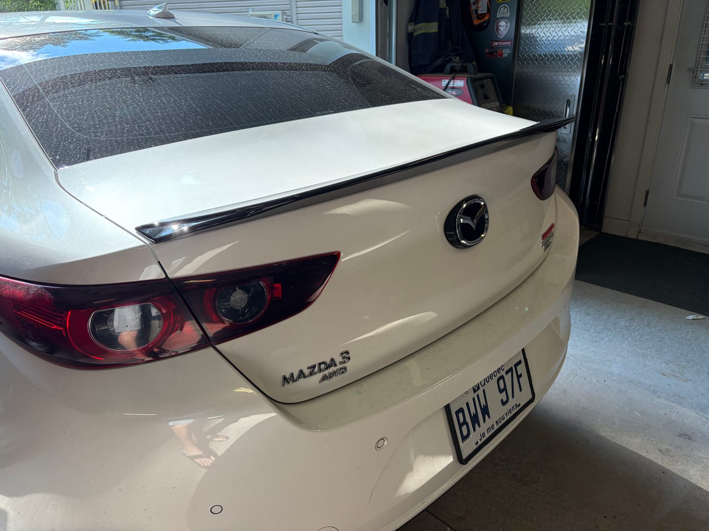 Customer photo review of OEM Style Trunk Spoiler - 2019-2025 Mazda 3 4th Gen Sedan