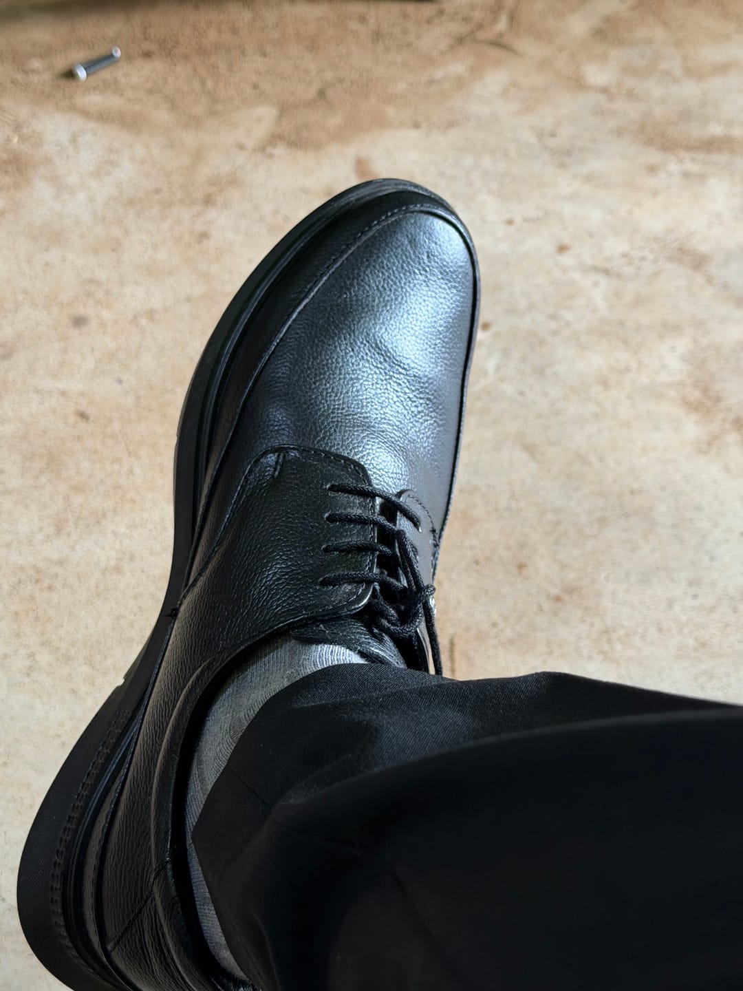 Customer photo review of Bacca Bucci Leather Office Lace-ups Formal Shoes | UK- 06 to 14