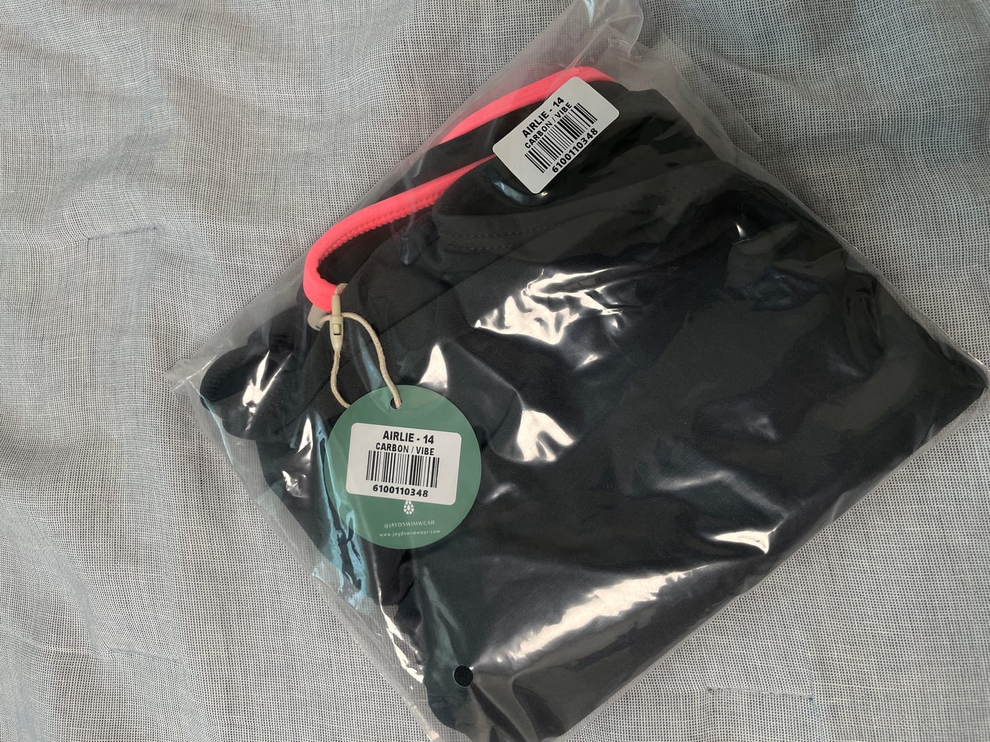 Customer photo review of PRE-ORDER || AIRLIE ONE PIECE - Carbon | Vibe