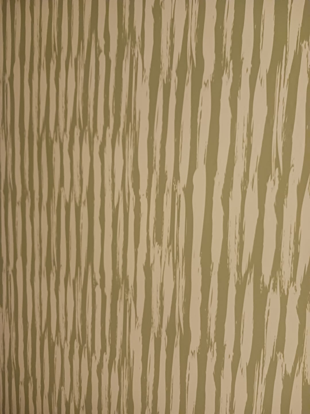 Customer photo review of Piper - Green and White Lines Wallpaper