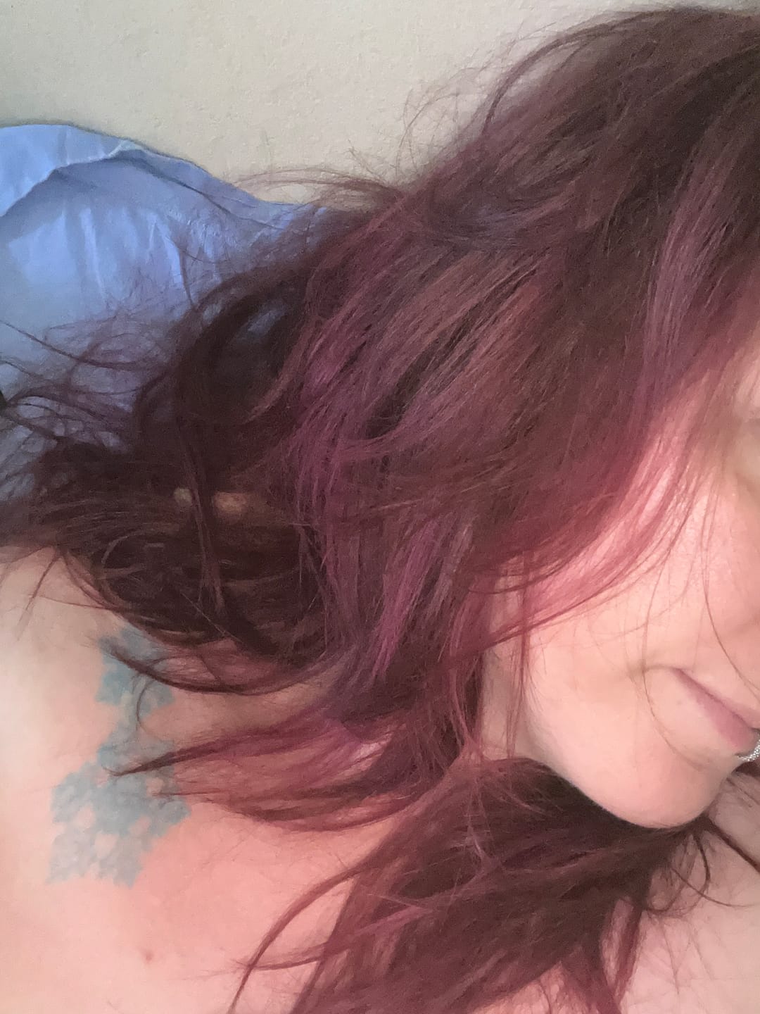 Customer photo review of Mattie Cerise - Vegan Semi-Permanent Direct Dye Hair Color Cream 210 ml