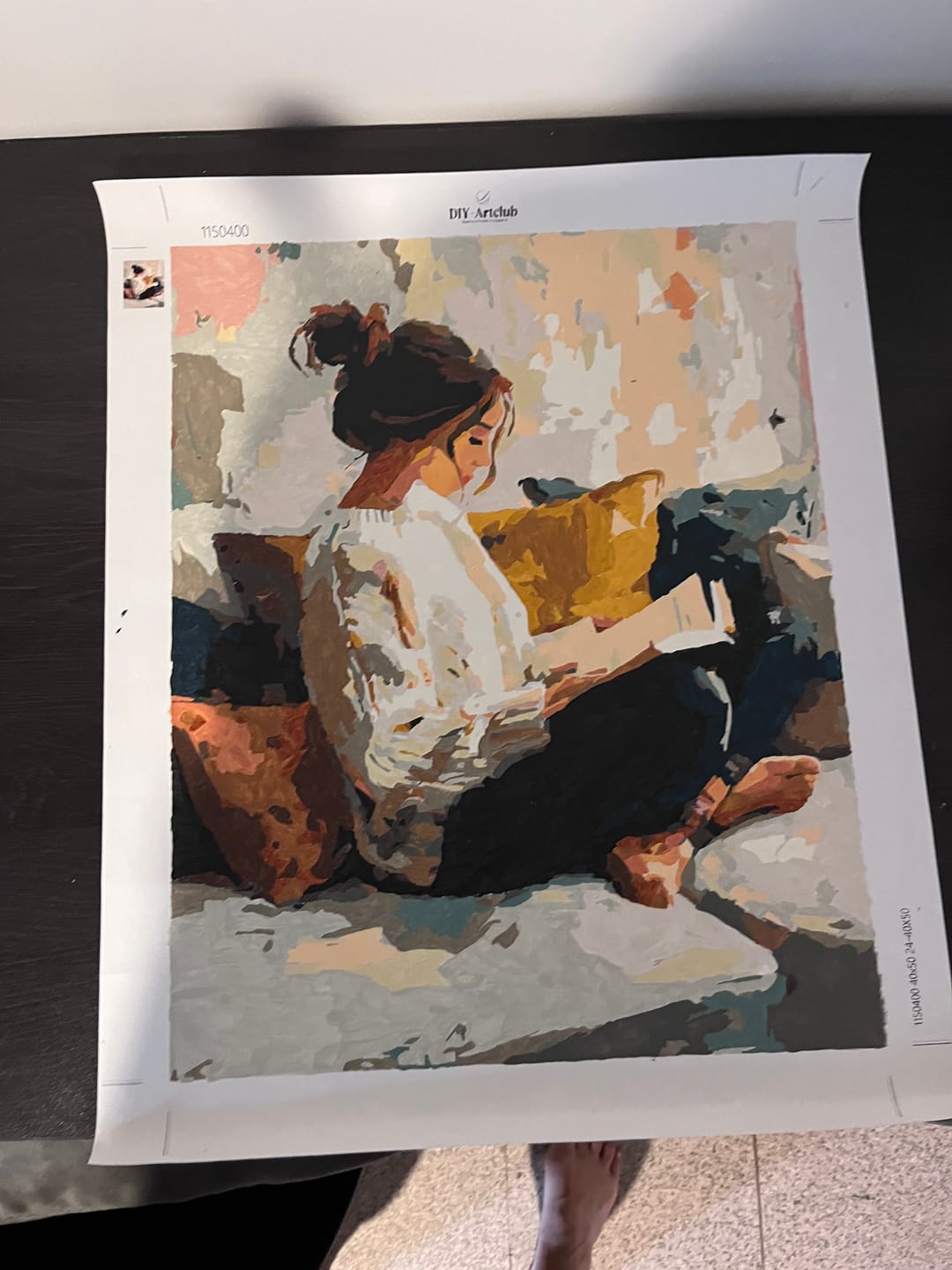 Customer photo review of Sunday time | Paint by Number