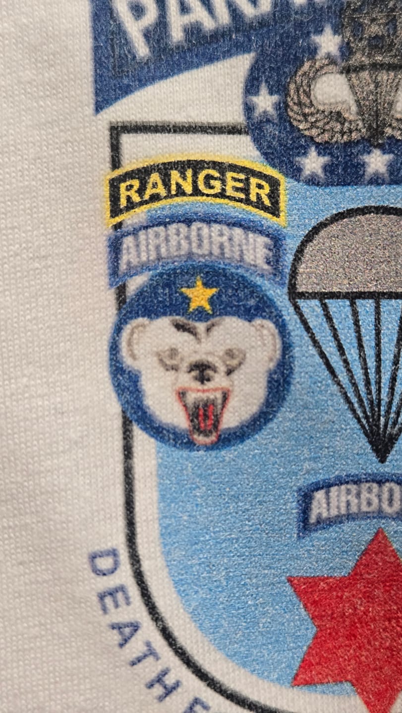 Customer photo review of Charlie Airborne Athletic Shirt (Vintage Reproduction)