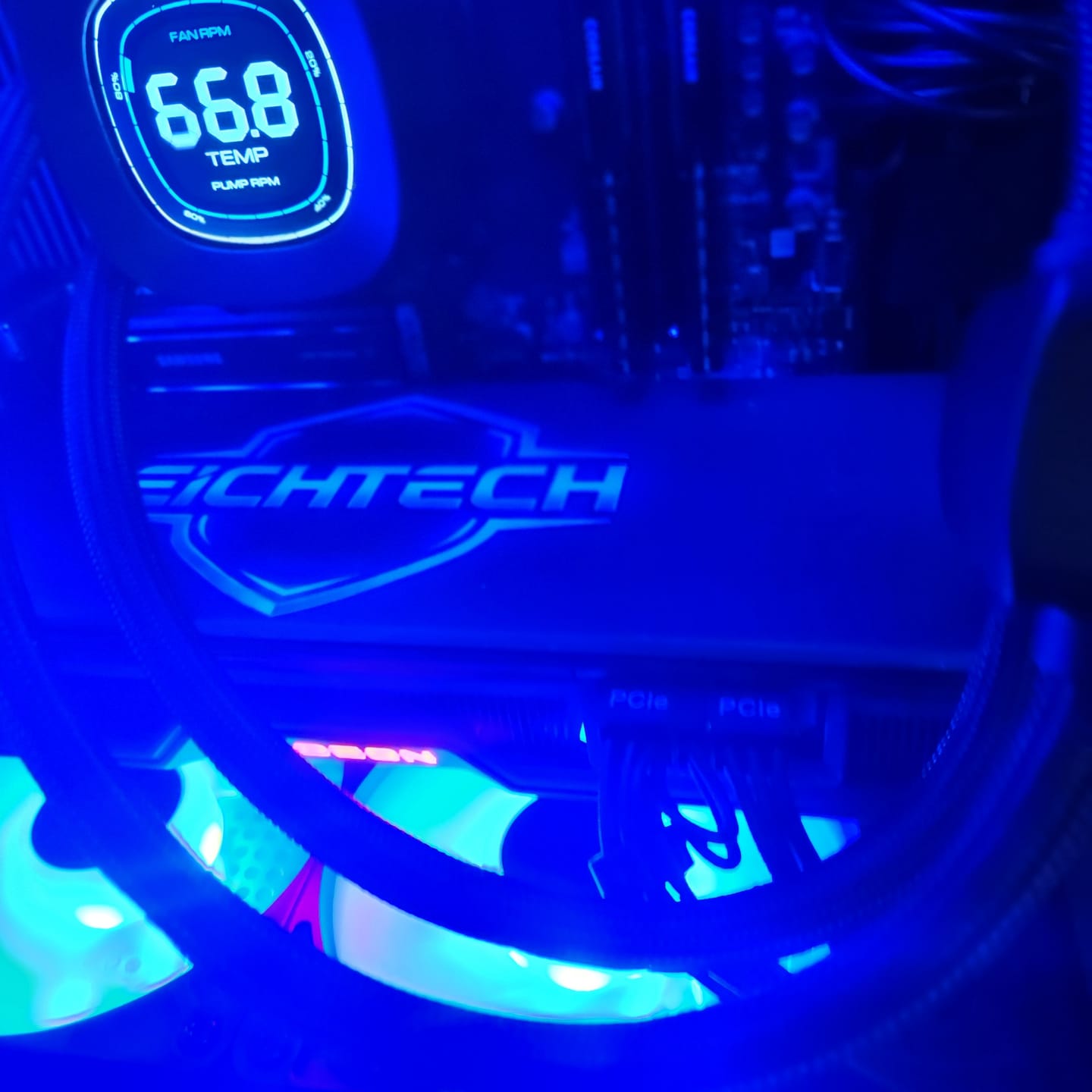 Customer photo review of Custom Design RGB GPU Backplate