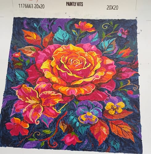 Customer photo review of Jeweled Floral Garden