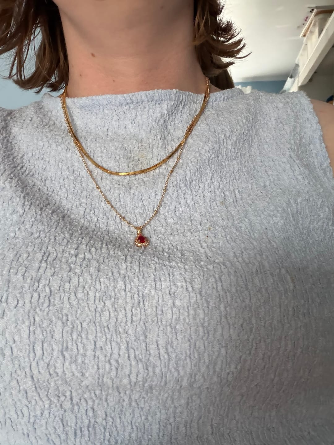 Customer photo review of Snake Chain Necklace