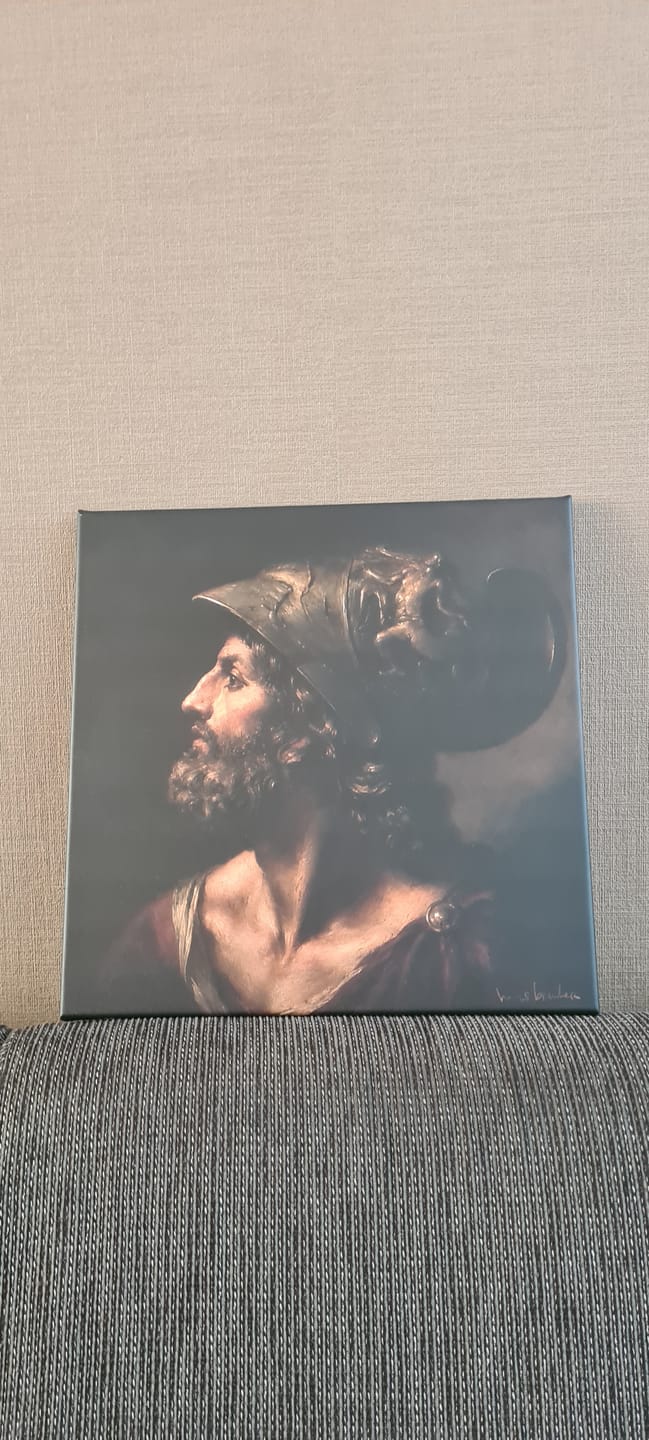 Customer photo review of AJAX Griekse held schilderij