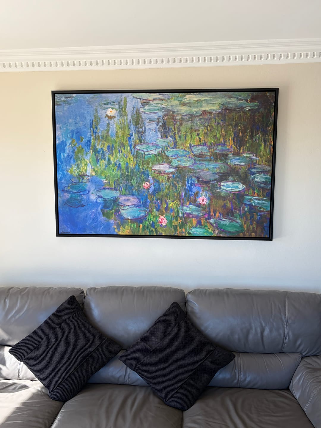 Customer photo review of Sea Roses by Monet Canvas Art