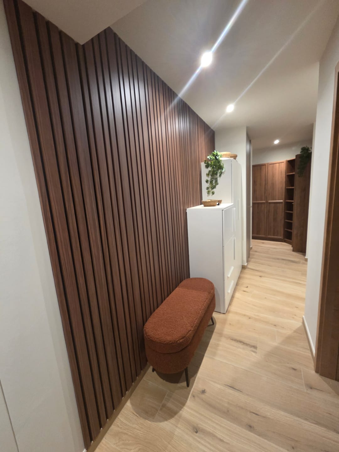 Customer photo review of STOCKHOLM - Banc en métal et bouclettes terracotta
