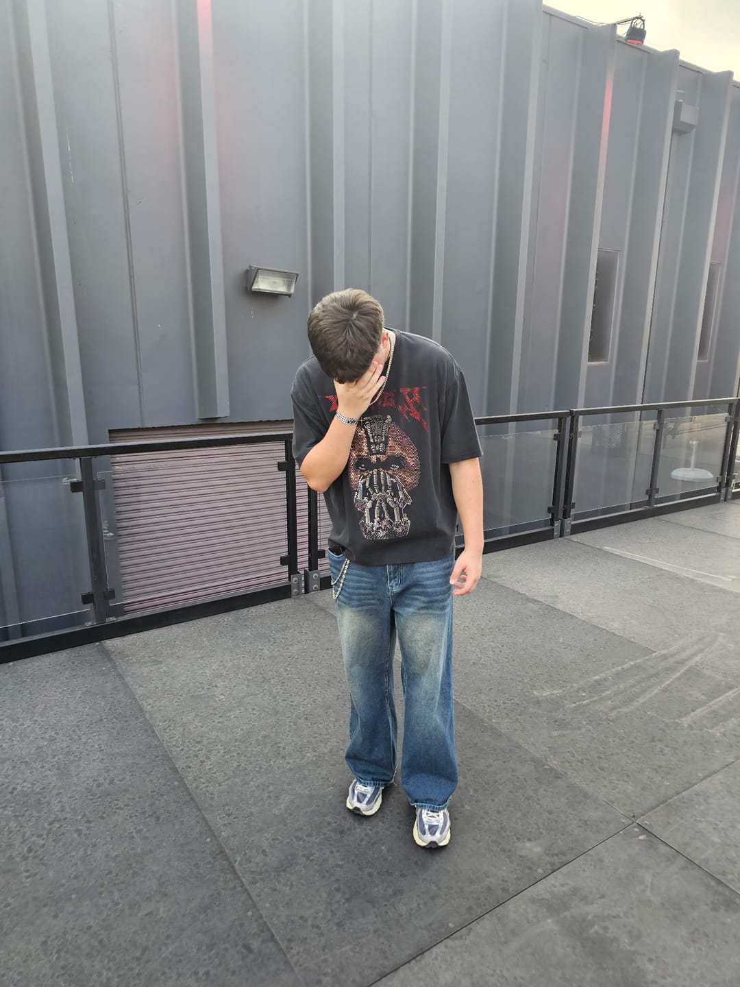 Customer photo review of 4257 - Batman Rhinestone Tees