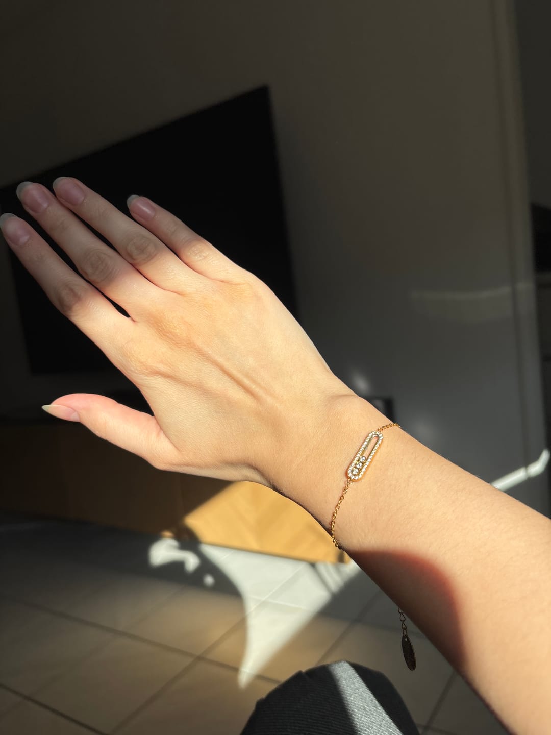 Customer photo review of Hi-Life Pave Soul Armband 18K Vergoldet