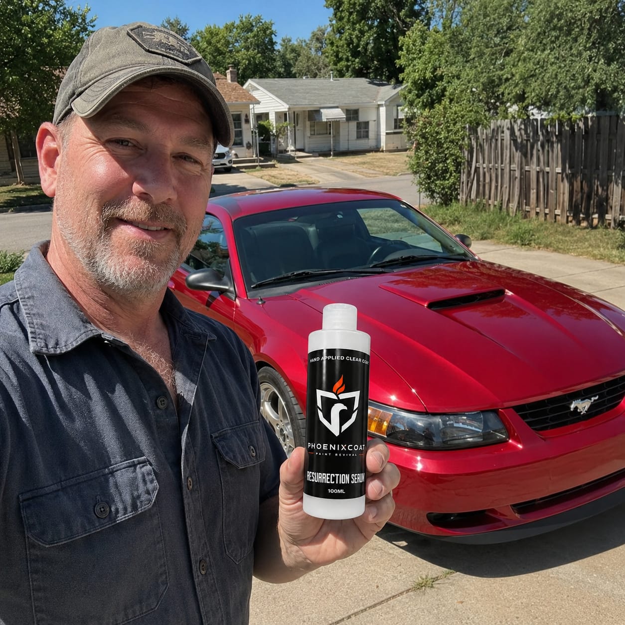 Customer photo review of PhoenixCoat™ Paint Revival Serum
