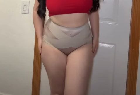 Customer photo review of Postpartum Recovery Brief — 360° Compression