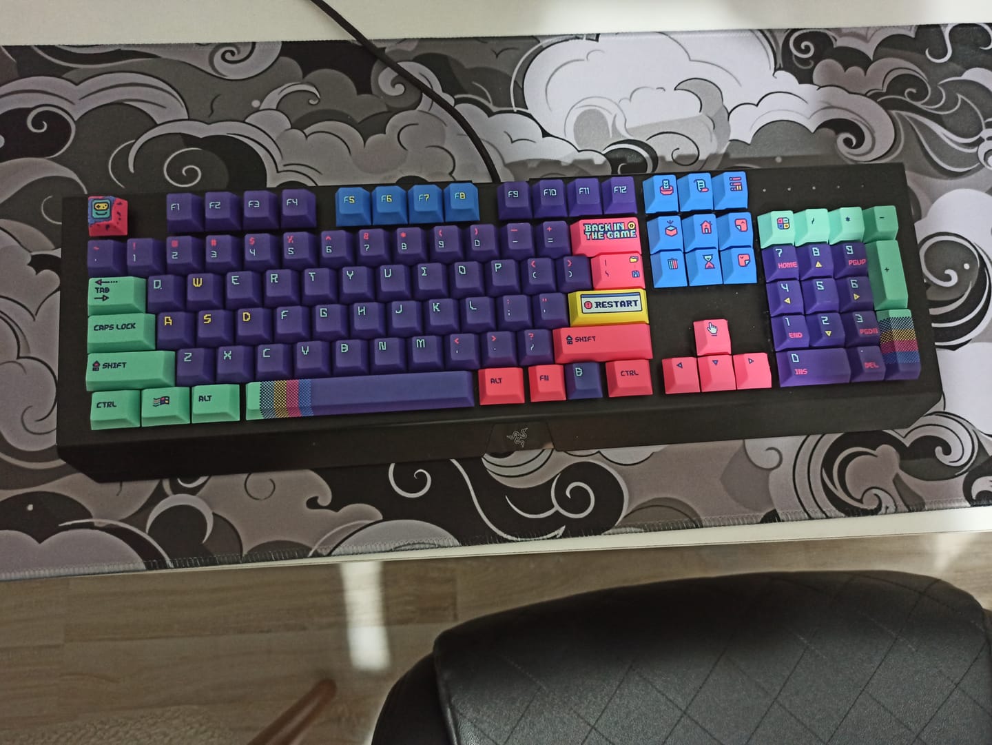 Customer photo review of KeyTok Back in the Game Tuş Takımı