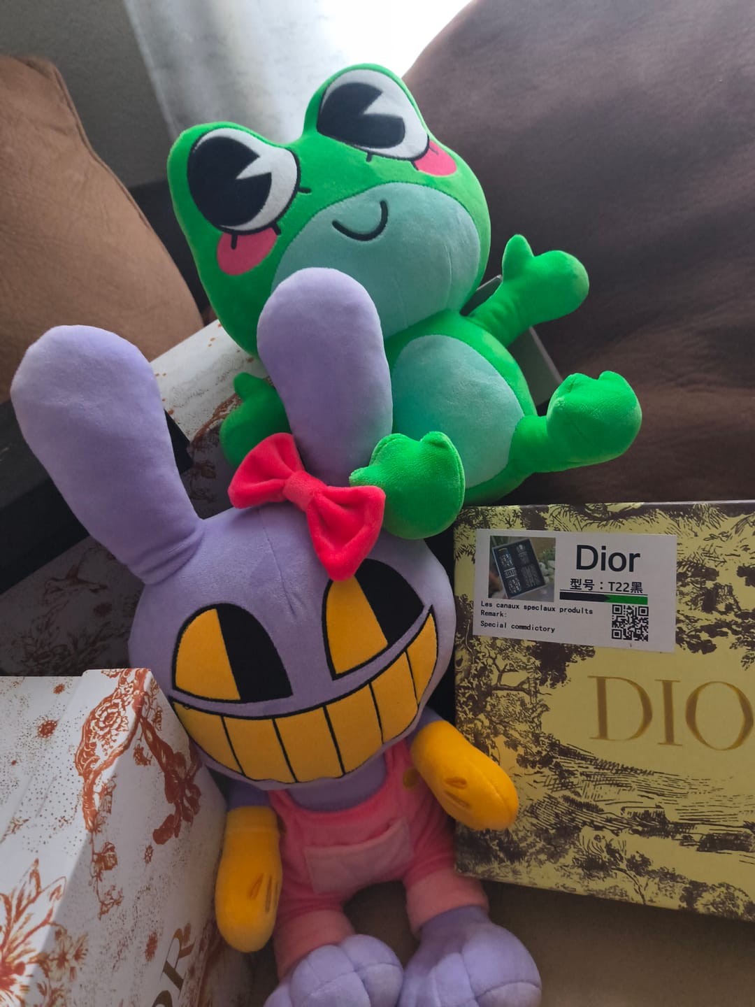 Customer photo review of Ribbit Plush