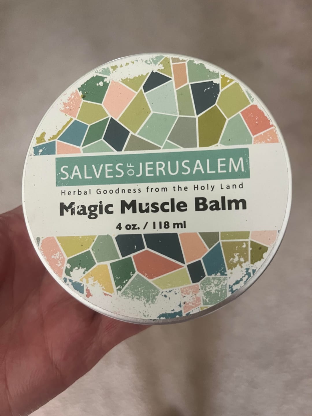 Customer photo review of Magic Muscle Balm 6-Pack
