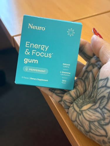 Customer photo review of Energy & Focus Gum