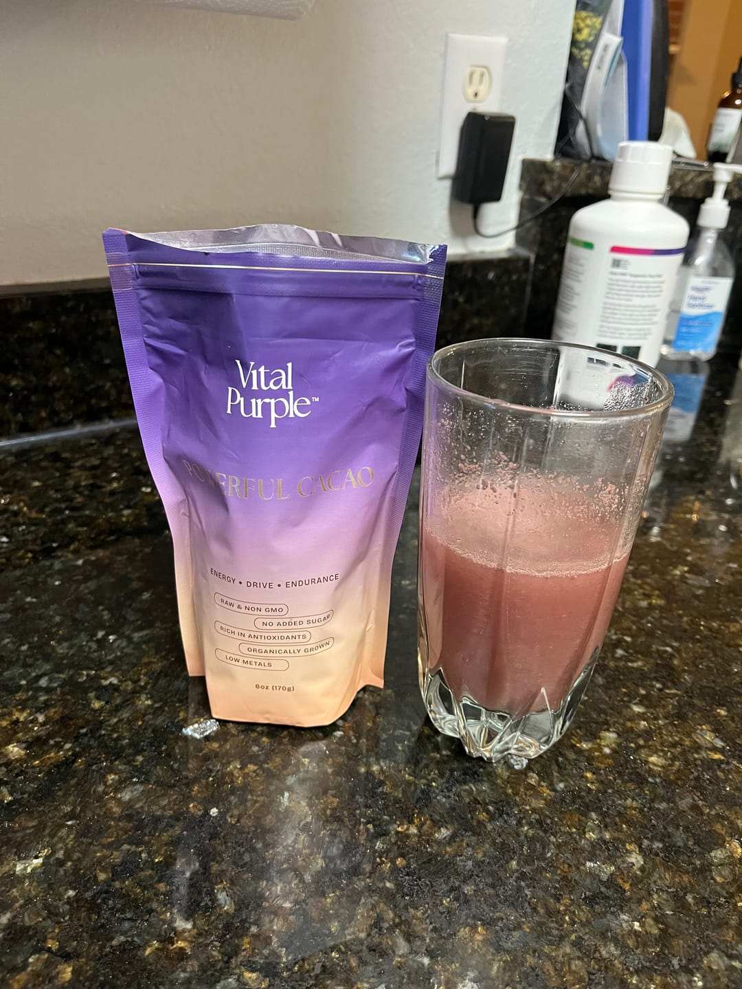 Customer photo review of Organic High Flavanol Cocoa Powder | Purple Cacao Powder | 25% Fat