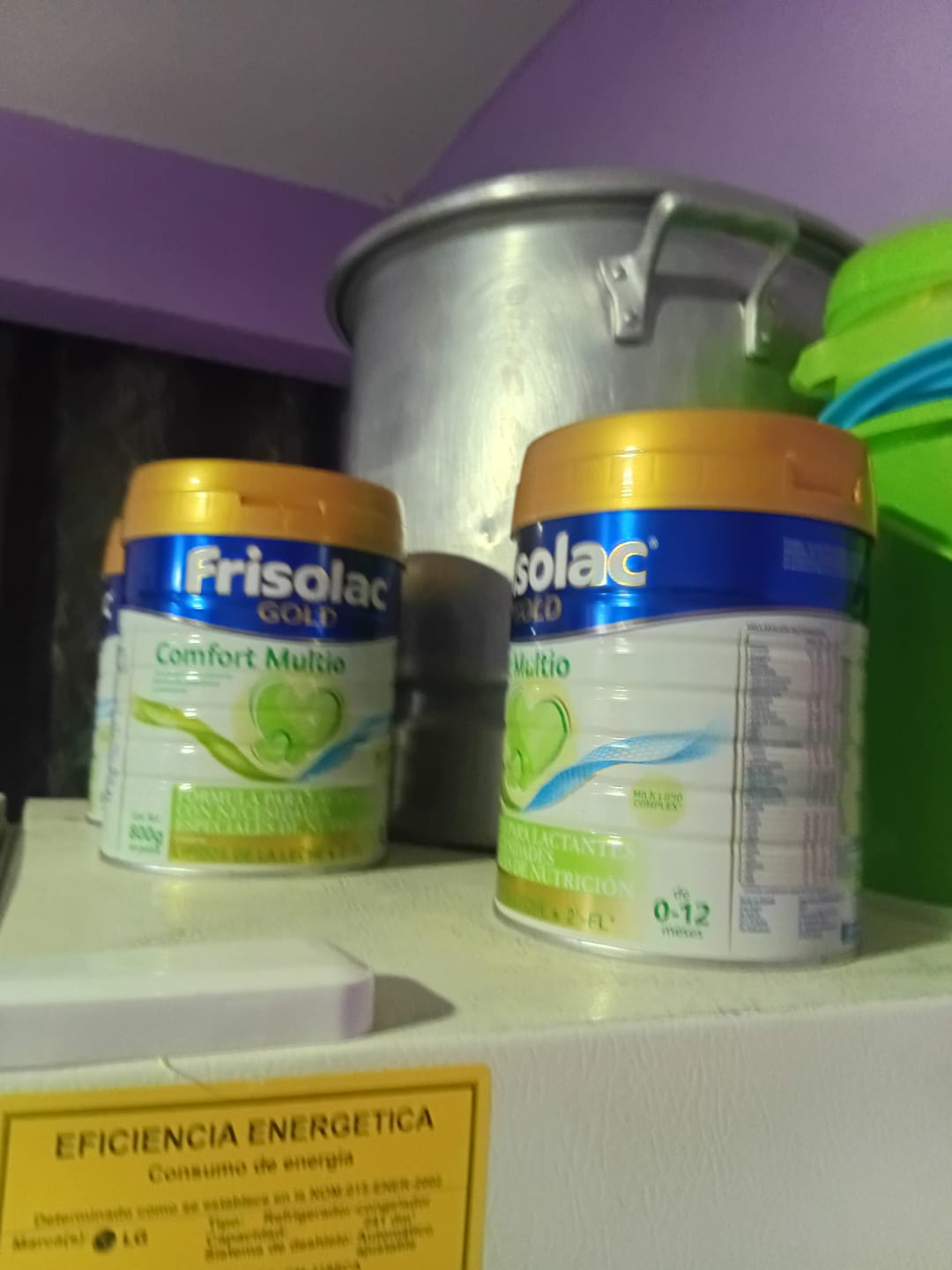 Customer photo review of Frisolac Gold Comfort Multio (0-12 Meses) Pack C/ 1.6 Kg