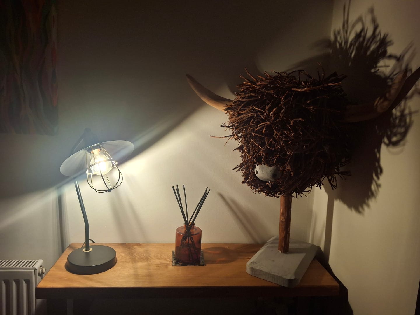 Customer photo review of Console Table with Shelf | 30cm Depth