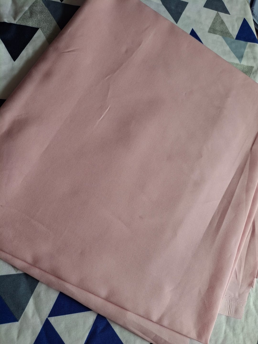 Customer photo review of Plain Rose & Hubble Cotton Poplin Fabric