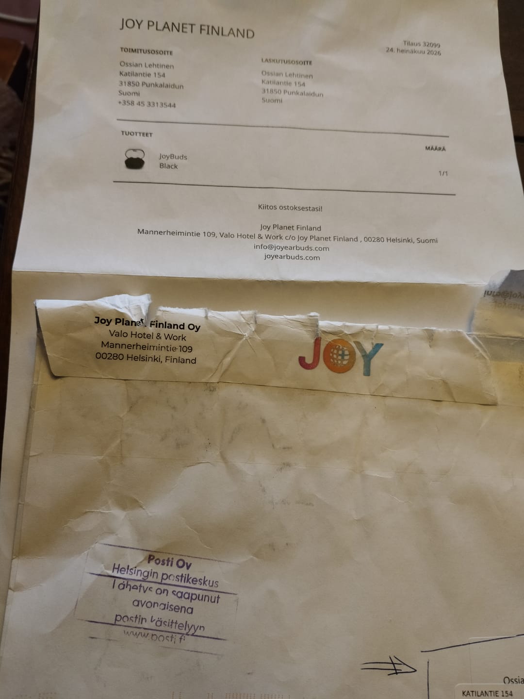 Customer photo review of JoyBuds